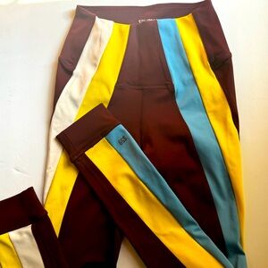 Splits59 Techflex High-Waisted 7/8 Leggings in Charcoal SZ XS